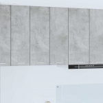 Seinakapp uksega riga betoonhall 60 x 31 x 80 cm tehispuit