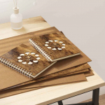 Dekor paneelid 12 pcs suitsutatud tamm 30 x 42 x 0.3 cm