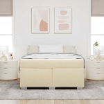 Voodi raam cream 160 x 200 cm kangas