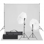 Fotostuudiokomplekt valgustuse ja taustapildiga