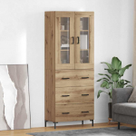 K&otilde;rgushein 2 pcs k&auml;sit&ouml;&ouml;puu 69,5 x 34 x 180 cm tehispuit