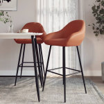 Baaripukid 2 tk, helepruun, kunstnahk