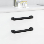 K&auml;epide 12 pcs must 380 x 34 x 85 mm alumiinium ja pp