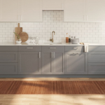 Vaip, ristk&uuml;likukujuline, pruun, 80 x 300 cm, bambus