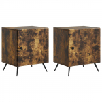 &Ouml;&ouml;lambi kapp 2 pcs suitsutatud tamm 43 x 34,5 x 50 cm tehispuit
