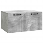 Rippuv tv kapp betoonhall 59,5 x 41 x 30 cm tehispuit