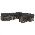 Aia diivanikomplekt 12 pcs hall pol&uuml;rotang