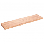 Seinariiul, helepruun, 120x30x(2-4) cm, t&ouml;&ouml;deldud tammepuit