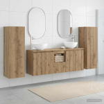 Vannitoa m&ouml;&ouml;bleset 5 tk artisan tamm 33 x 34,5 x 100 cm