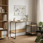 Laud koos hoiuruumiga artisan tamm 131,5 x 50 x 75,5 cm