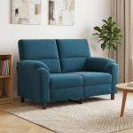 Diivan sinine 154 x 85 x 93 cm samet