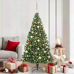 Tehisj&otilde;ulupuu roheline 180 cm pvc ja teras ja plast