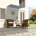 Kokkupandav varikatus, 150 x 150 cm, sinine ja valge