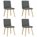 P&ouml;&ouml;ratavad s&ouml;&ouml;gitoolid 4 tk, tumehall, kangas