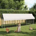Katusega koeraaed, 400 x 100 x 150 cm