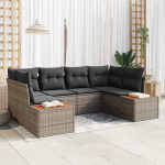 Aia diivanikomplekt padjaga 6 pcs hall pol&uuml;rotang