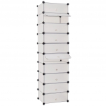 10 sektsiooniga kingakapp, valge