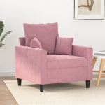 Tugitool, roosa, 60 cm, samet