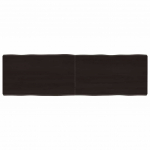 Lauaplaat, tumepruun, 140x40x(2-6) cm, t&ouml;&ouml;deldud t&auml;ispuit