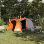 Kupolitelgid katusega muu hall ja oranž 384 x 254 x 170 cm