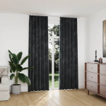 Pimendavad kardinad 2 tk konksud, samet, antratsiit, 140x245 cm