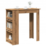 Baarilaud hoiuriiuliga artisan tamm 102x50x103,5 cm