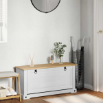 Kinga kapp riiuliga corona valge 99 x 32 x 49 cm tahke m&auml;nd