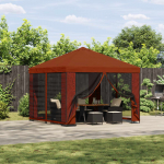Aia telk k&uuml;lgseintega 3 x 3 m terrakota pol&uuml;ester ja teras 190