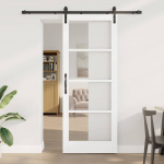Libisev uks orkdal valge ja must 83 x 211 cm