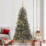 Tehisj&otilde;ulupuu roheline 210 cm pvc, plastikk ja teras