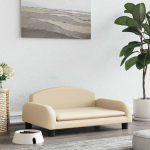 Koeravoodi, kreemjas, 70 x 45 x 30 cm, kangas