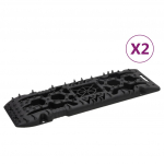Veoplaadid 2 tk, must, 107 x 31 x 7 cm, nailon
