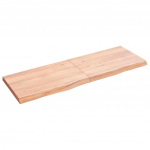 Seinariiul, helepruun, 120 x 40 x (2-4) cm, t&ouml;&ouml;deldud tammepuit
