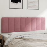 Voodipeatsi padi hanko, roosa, 160 cm, samet