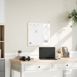 Magnetiline valge tahvel t&auml;ispuidust raamiga 60 x 55 cm