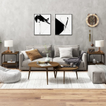 Lisalauad 2 tk, pruun tamm, 40x40x40 cm, tehispuit