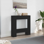 Kamina&uuml;mbrus must tamm 81x18x82 cm engineered wood