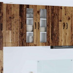 K&ouml;&ouml;gikapp riiuliga vana puit 60 x 31 x 80 cm tehispuit