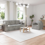 Diivan 2 pcs helehall &uuml;ldm&otilde;&otilde;tmed: 198 x 78 x 80 cm (l x s x k)