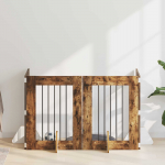 Koerav&auml;rav koos aluspuudega 4 pcs suitsutatud tamm 60 x 80 cm
