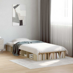 Voodiraam ladustamisega sonoma tamm 80 x 200 cm tehispuit