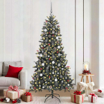 Tehisj&otilde;ulupuu roheline 210 cm pvc, plastikk ja teras