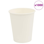 Paberist kohvitassid, 1000 tk, 8oz, 200ml, valge