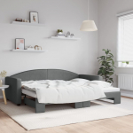 Diivanvoodi v&auml;ljat&otilde;mmatava osaga ilma madratsita, 90x200 cm
