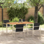 Aiaeinestamisekomplekt 5 pcs tugev teakpuit