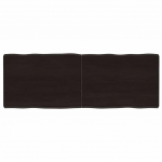 Lauaplaat, tumepruun, 140x50x(2-6) cm, t&ouml;&ouml;deldud t&auml;ispuit