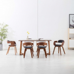 S&ouml;&ouml;gitoolid 6 tk, tumehall, kangas ja painutatud puit