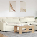 Diivanipadjad 2 pcs cream 145 x 40 cm korter kangas
