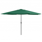 Aia p&auml;ikesevari metallpostiga 390 cm, roheline