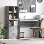 Laud koos hoiuruumiga sahtliga 2 pcs hall sonoma tehispuit